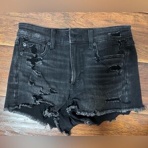 American Eagle Black Jean Shorts